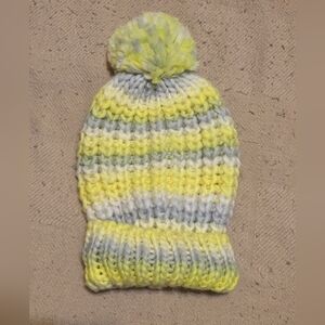 Brand New American Eagle Beanie Hat - Yellow & Gray